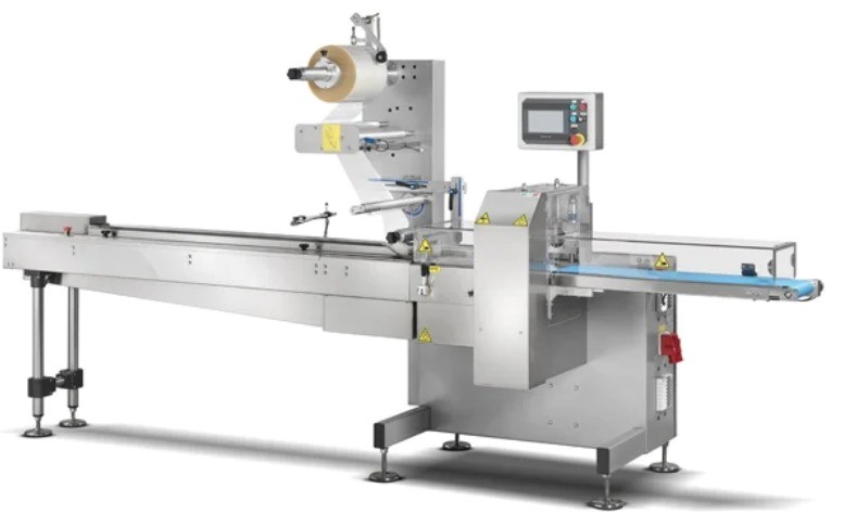 High speed flow wrap packaging machine